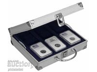 SAFE 217 aluminum case for 24 certified coins