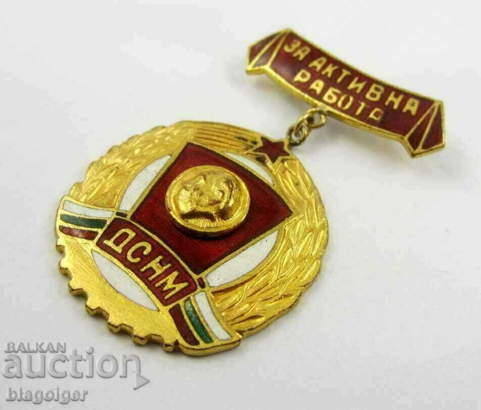 DSNM-Award badge-For active work-Email with price 14.99 BGN | € 7.66 DSNM-Award badge-For active work-Email with price 14.99 BGN | € 7.66