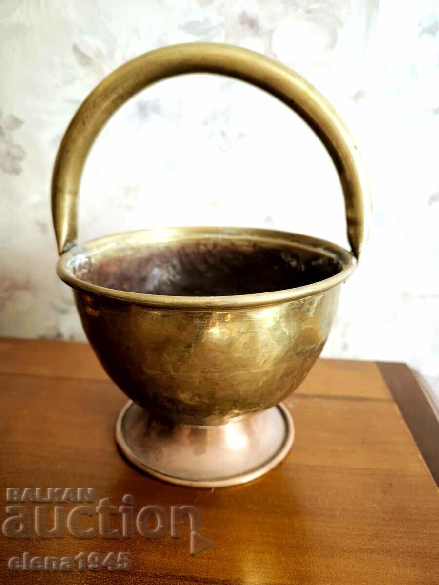 Brass vessel with price 65.00 BGN | € 33.23