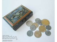 Cutie veche cu monede pentru copii joc jucărie fascistă Germania