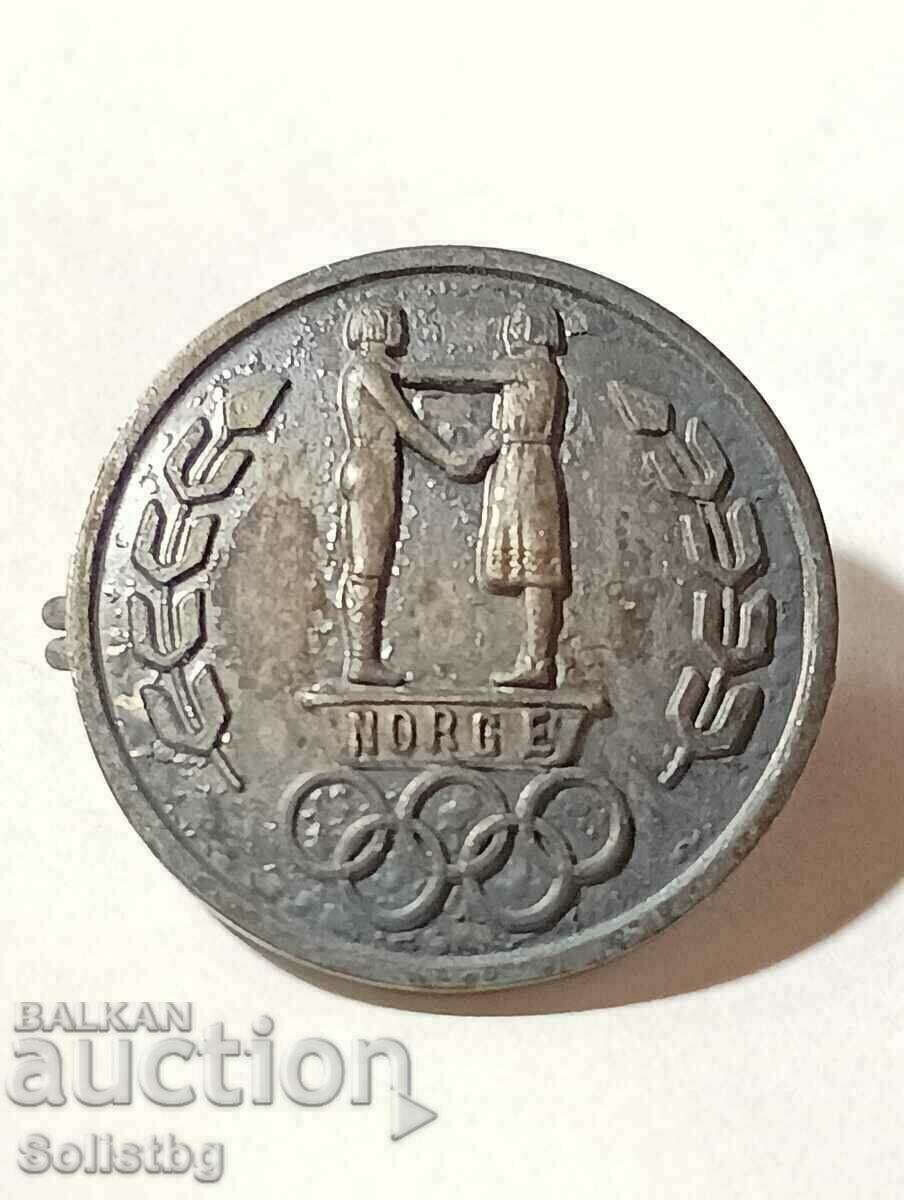 Old NOC badge, Norway. Old NOC badge, Norway.