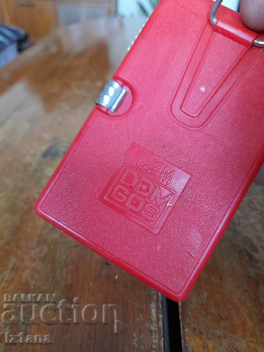 Old Polish flashlight CZM DOMGOS - 5 Old Polish flashlight CZM DOMGOS - 5