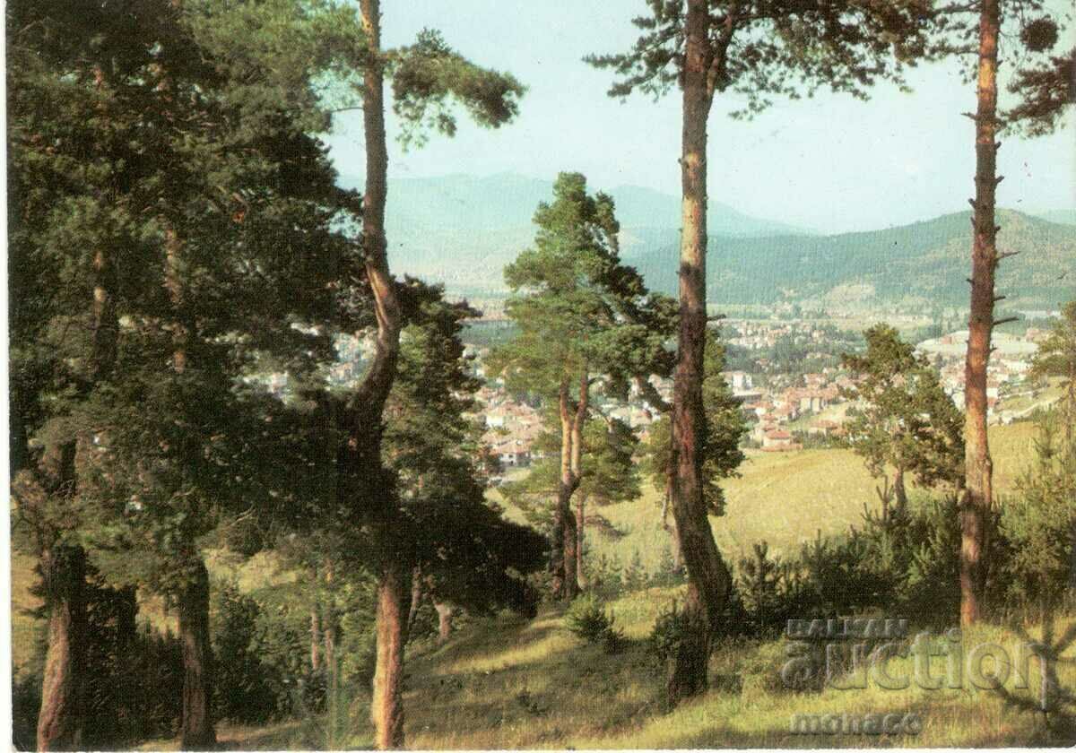 Παλιά καρτ ποστάλ - Velingrad, θέα