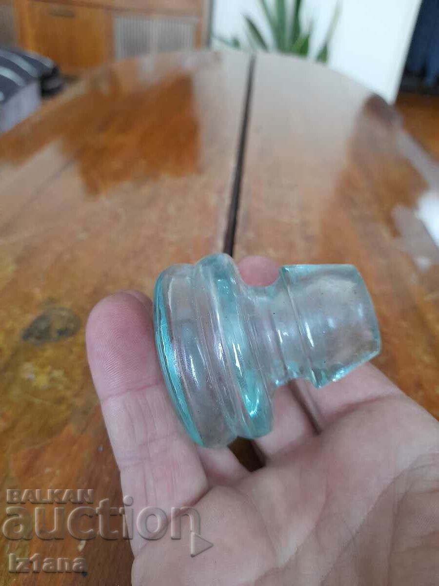 Old glass stopper, stopper with price 10.00 BGN | € 5.11 Old glass stopper, stopper with price 10.00 BGN | € 5.11