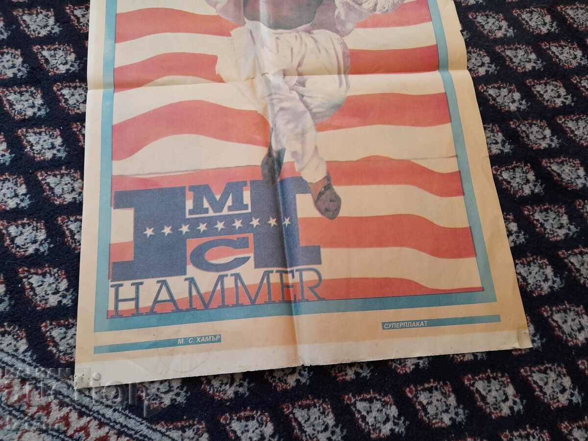 Auction Old MC Hammer poster Auction Old MC Hammer poster