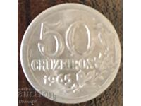 50 cruzeiros 1965, Brazil