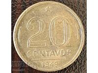 20 центаво 1949, Бразилия