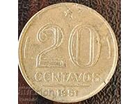 20 centavos 1951, Brazil