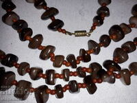 OLD LONG NECKLACE. NATURAL STONES