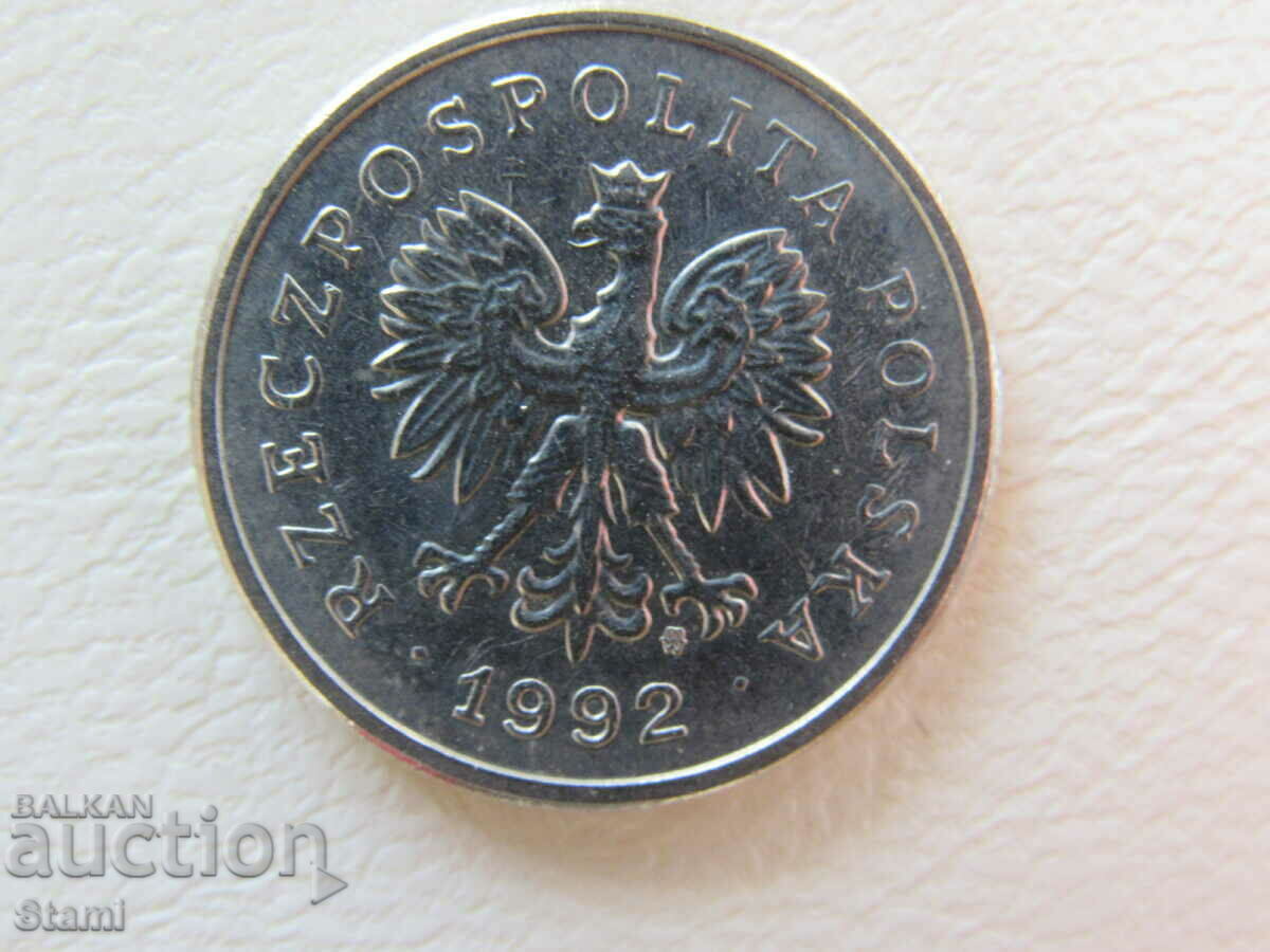 Auction Poland, 1 zloty, 1992, 113W Auction Poland, 1 zloty, 1992, 113W