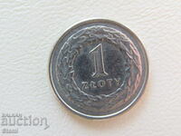 Poland, 1 zloty, 1992, 113W