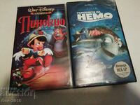 Casete video 2 buc. Filme pentru copii. Pinocchio și căutarea non-VHS