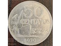 50 centavos 1970, Brazilia