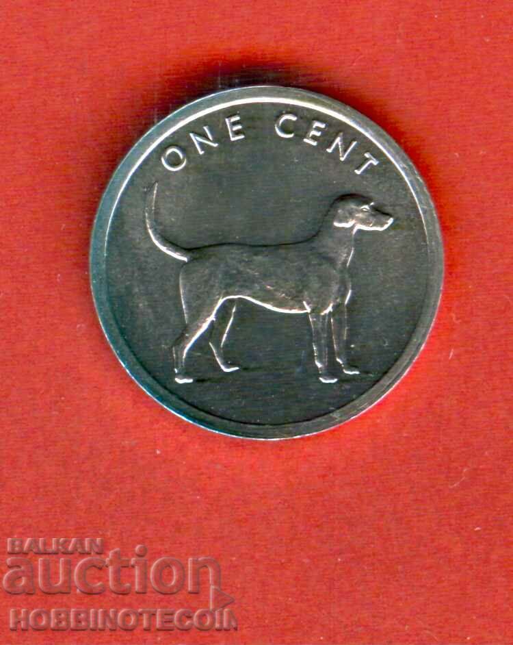 COOK ISLAND COOK ISL 1 Cent Dog 2 issue 2003 NEW - UNC
