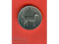 COOK ISLAND COOK ISL 1 Cent Dog 2 issue 2003 NEW - UNC
