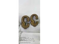 Royal monograms for epaulettes Simeon II