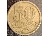 50 centavos 1956, Brazilia
