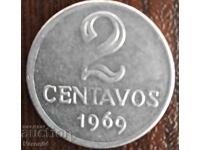 2 centavos 1969, Brazil