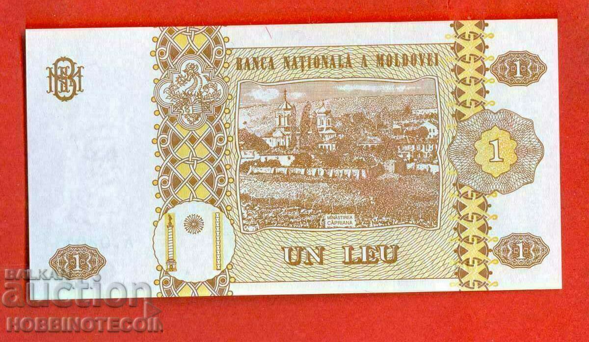 MOLDOVA MOLDOVA 1 Leu issue issue 2006 - 000046 NEW UNC with price 19.54 BGN | € 9.99
