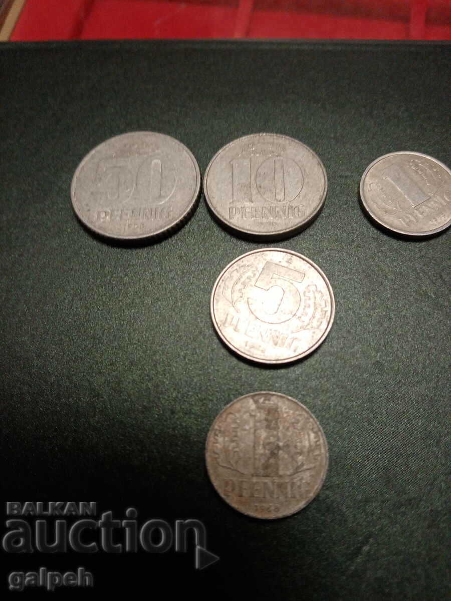 GDR LOT - 7 pcs. - BGN 0.7 with price 0.70 BGN | € 0.36 GDR LOT - 7 pcs. - BGN 0.7 with price 0.70 BGN | € 0.36