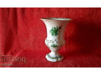 Old porcelain vase KAISER handmade Gilding