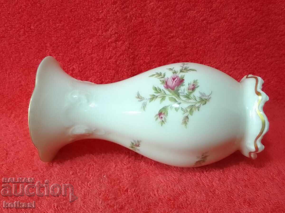 Стара порцеланова Ваза Rosenthal позлата Релефна повърхност - 6 Стара порцеланова Ваза Rosenthal позлата Релефна повърхност - 6