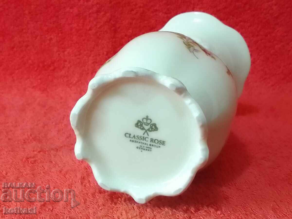 Стара порцеланова Ваза Rosenthal позлата Релефна повърхност - 7 Стара порцеланова Ваза Rosenthal позлата Релефна повърхност - 7