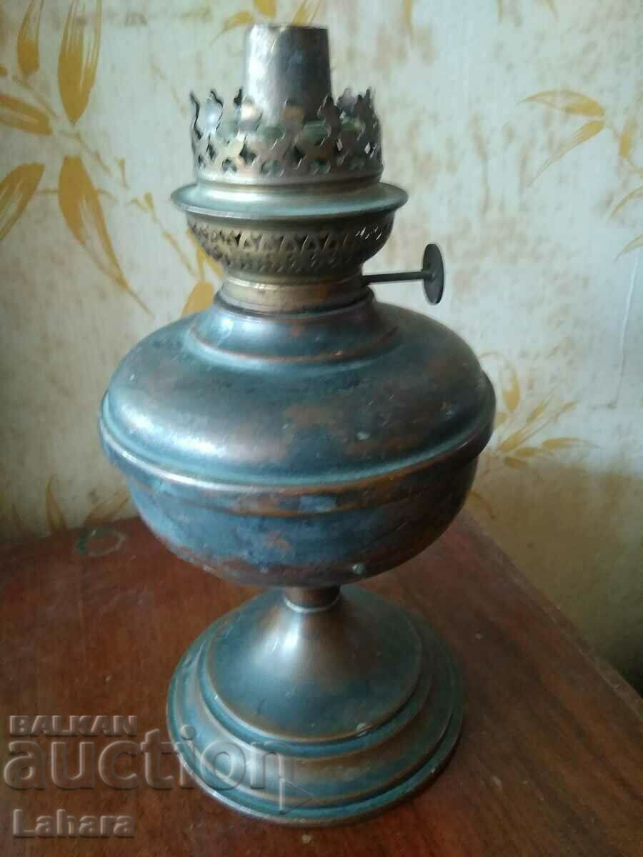 Старинна газова , газена лампа