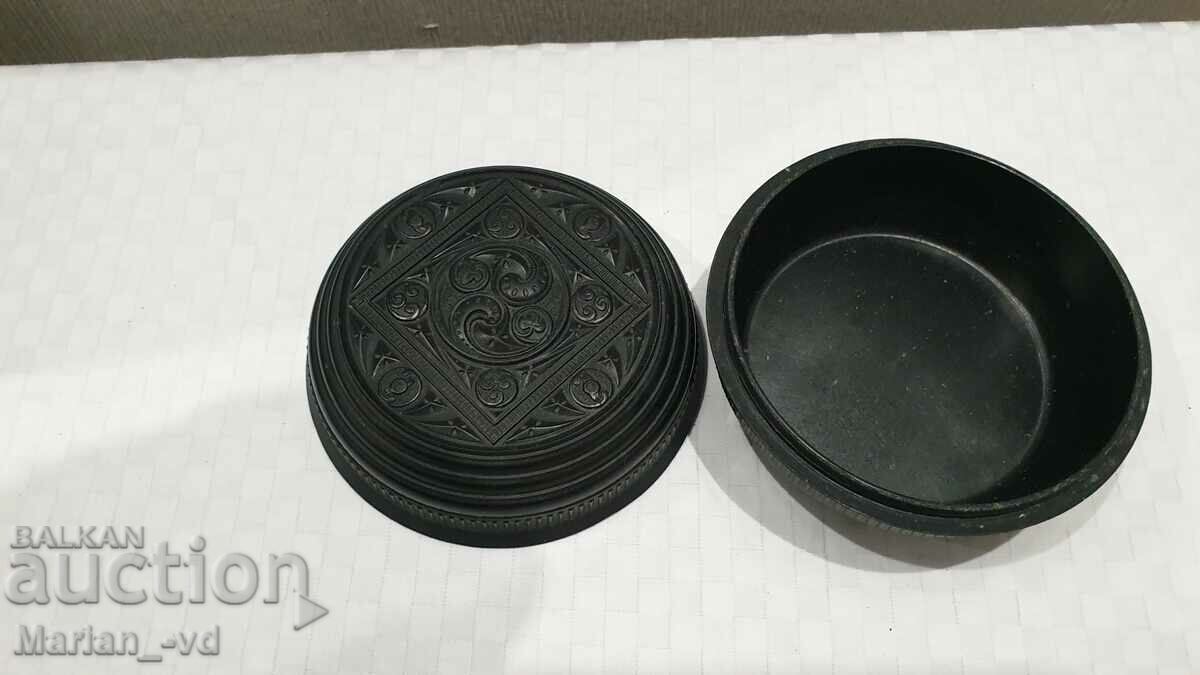 Cutie veche de bijuterii din bachelit - 5