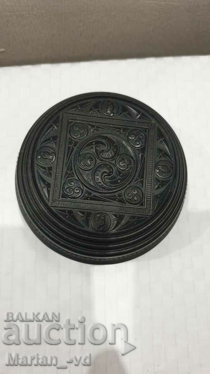 Cutie veche de bijuterii din bachelit - 7