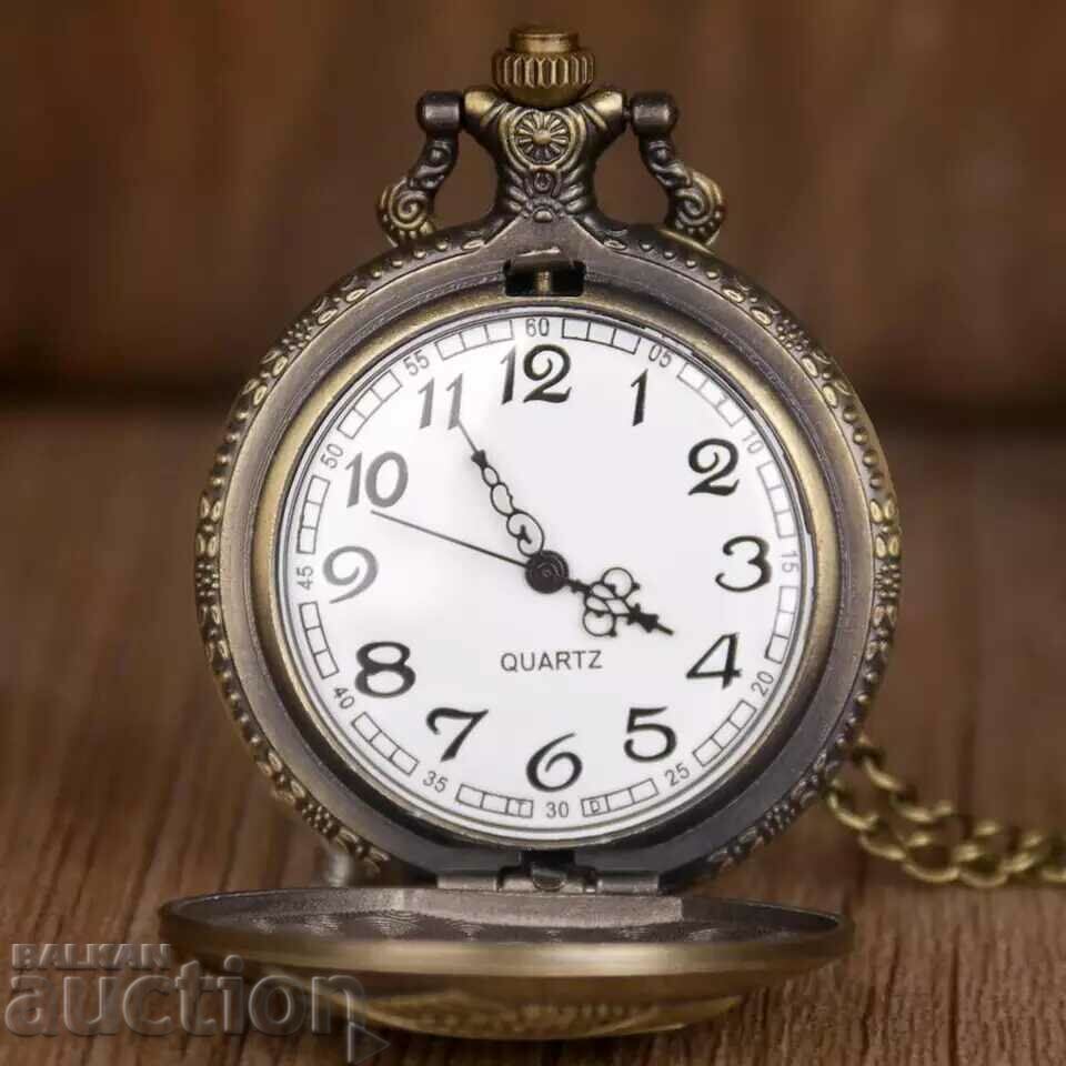 Нов Джобен часовник пиратски череп саби кости корсар черен с цена 20.00 лв. | € 10.23 Нов Джобен часовник пиратски череп саби кости корсар черен с цена 20.00 лв. | € 10.23