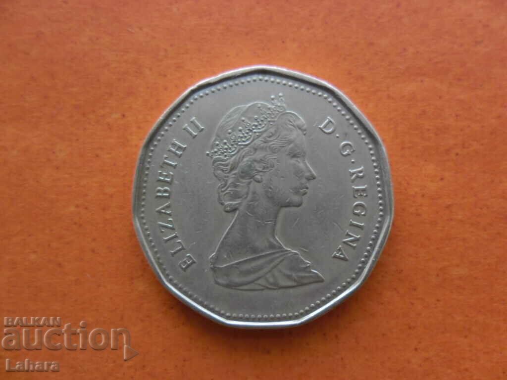 1 dollar 1989 Canada with price 1.80 BGN | € 0.92