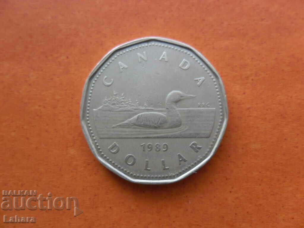 1 dollar 1989 Canada