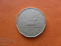 1 долар 1989 г. Канада
