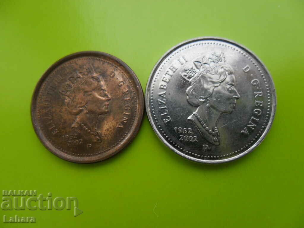 1 and 5 cents 2002 Canada with price 2.50 BGN | € 1.28 1 and 5 cents 2002 Canada with price 2.50 BGN | € 1.28