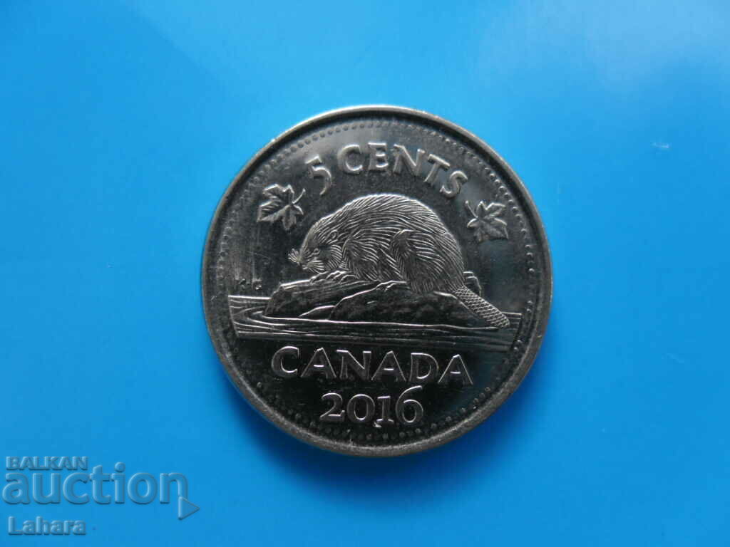 5 cents 2016 Canada
