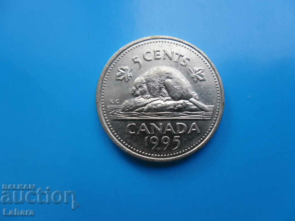 5 цента 1995 г. Канада