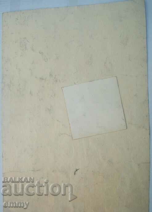 Old watercolor drawing - Alexander Nevsky temple monument - 5