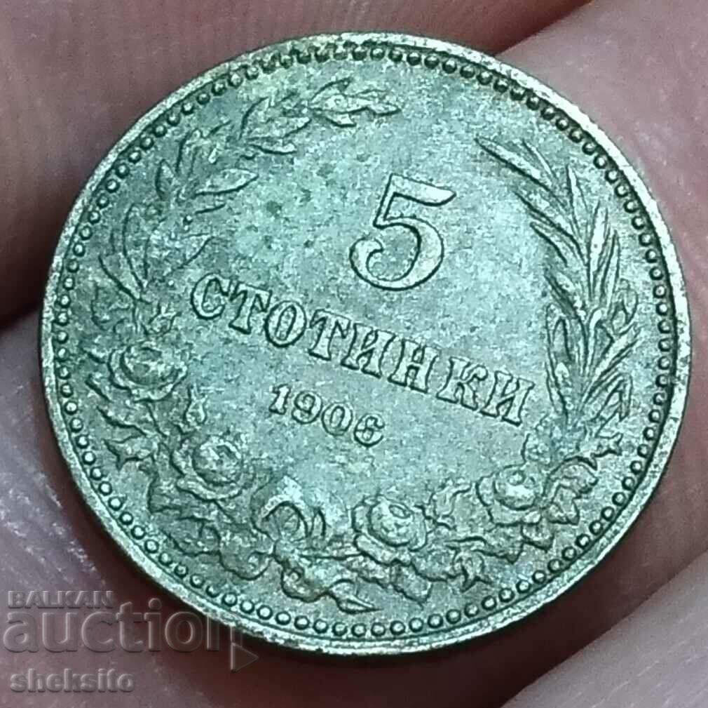 5 cents 1906