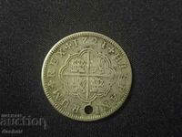 Monedă rară de argint Reala Spania Argint de la bijuterii 1721