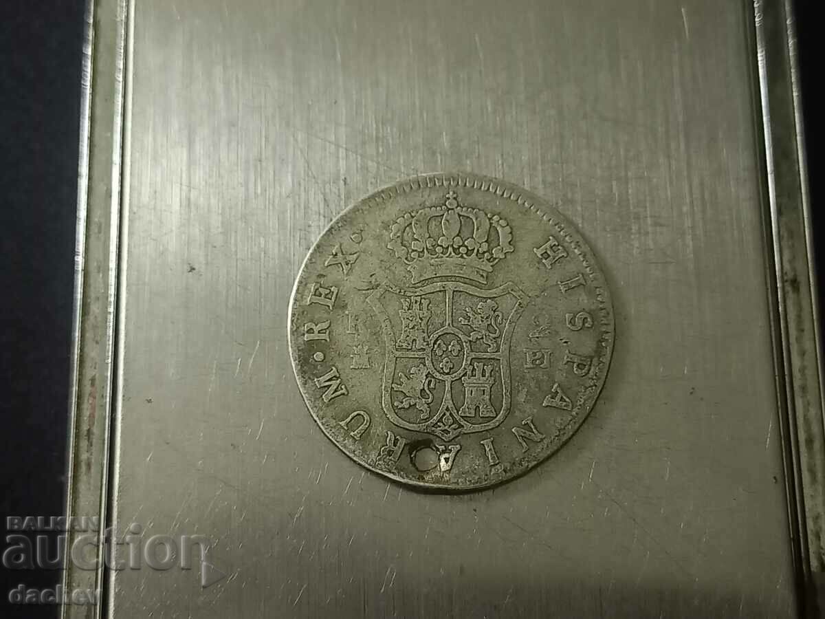 Delivery of Rare Old Silver Coin Spain Mexico Mexico 1782 Delivery of Rare Old Silver Coin Spain Mexico Mexico 1782