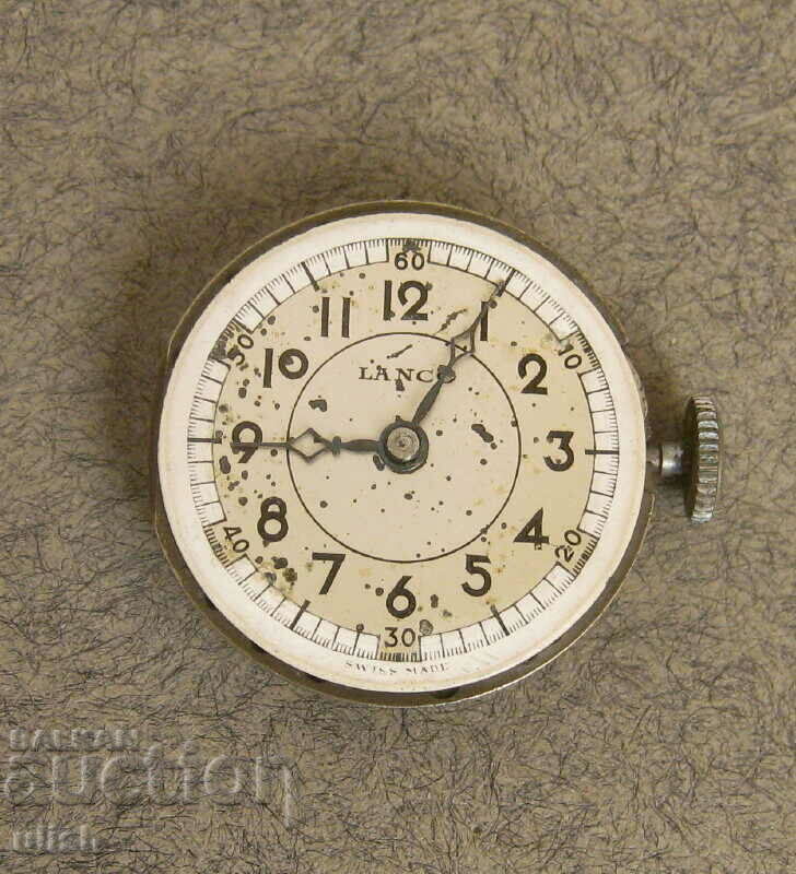 Swiss Lanco 15 rubis механизъм за военен часовник