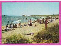 308022 / Ahtopol Beach 1974 Photo Edition Bulgaria PK