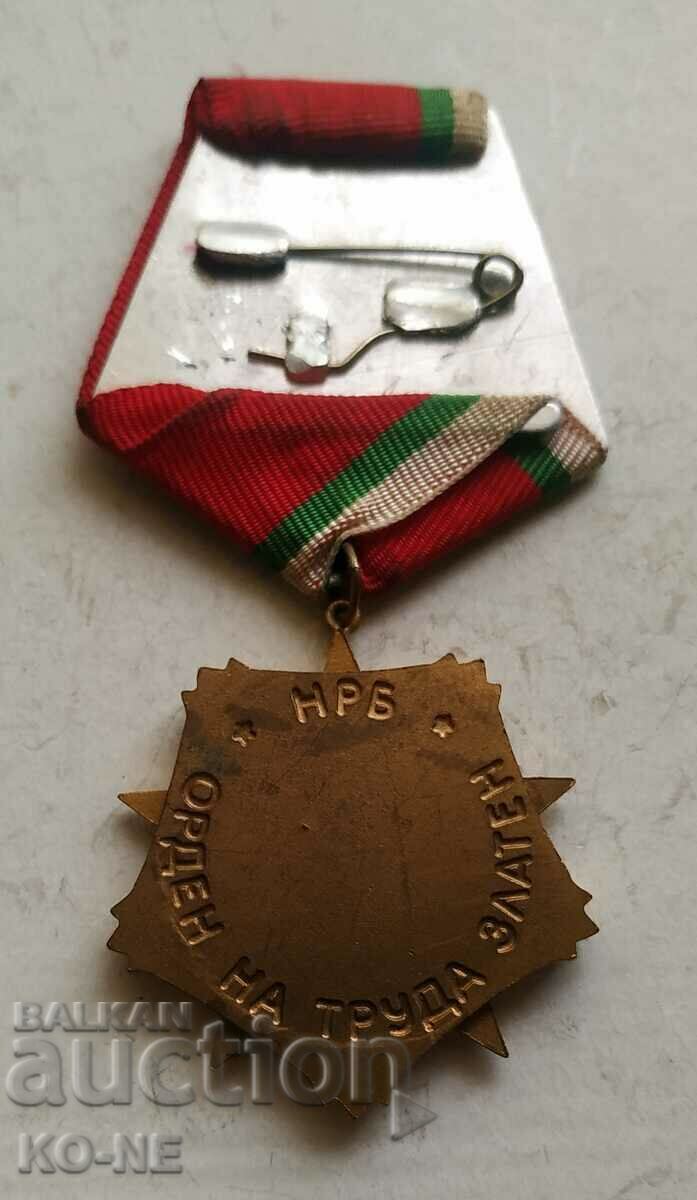 Delivery of Order of Labor gold 1st degree Delivery of Order of Labor gold 1st degree