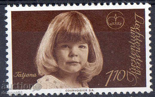 1977. Лихтенщайн. Портрет на Принцеса Татяна.