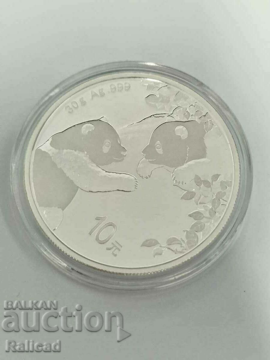 Chinese Panda 2023 30g Ag.999 Silver