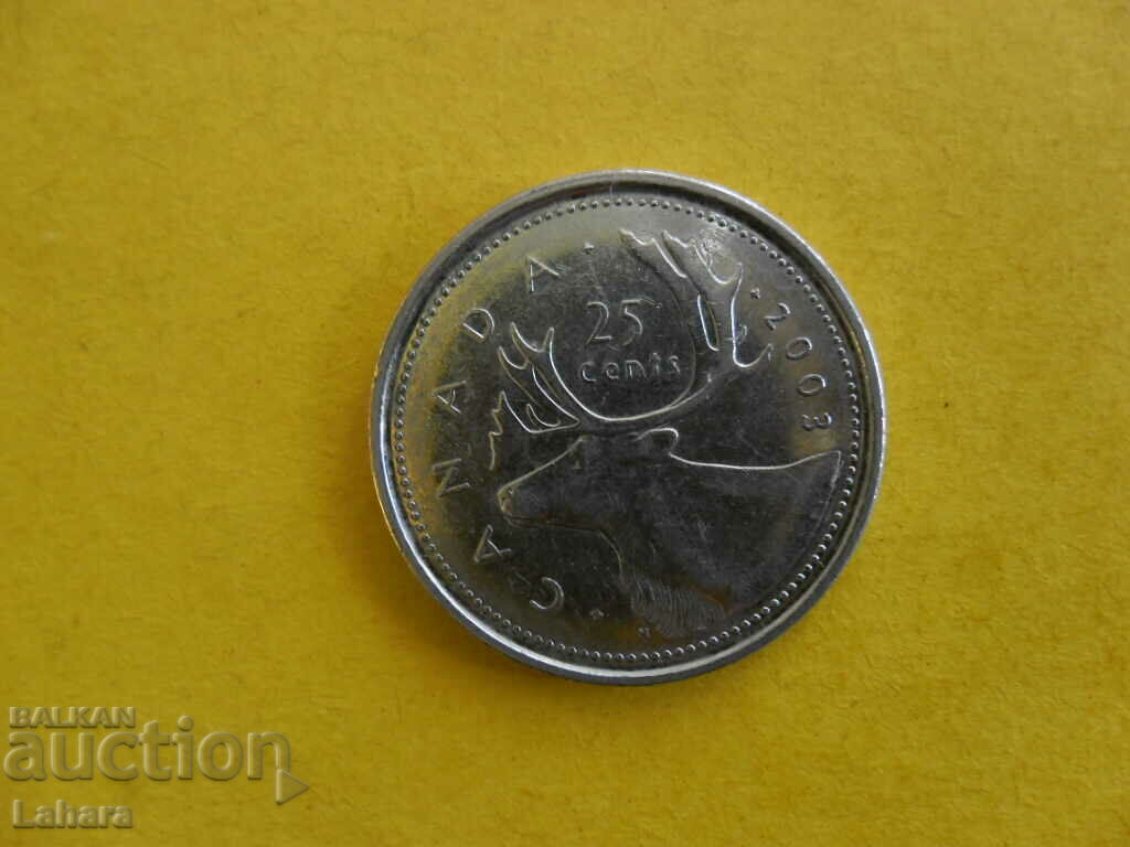 25 cents 2003 Canada