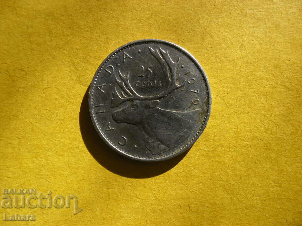 25 cents 1979 Canada