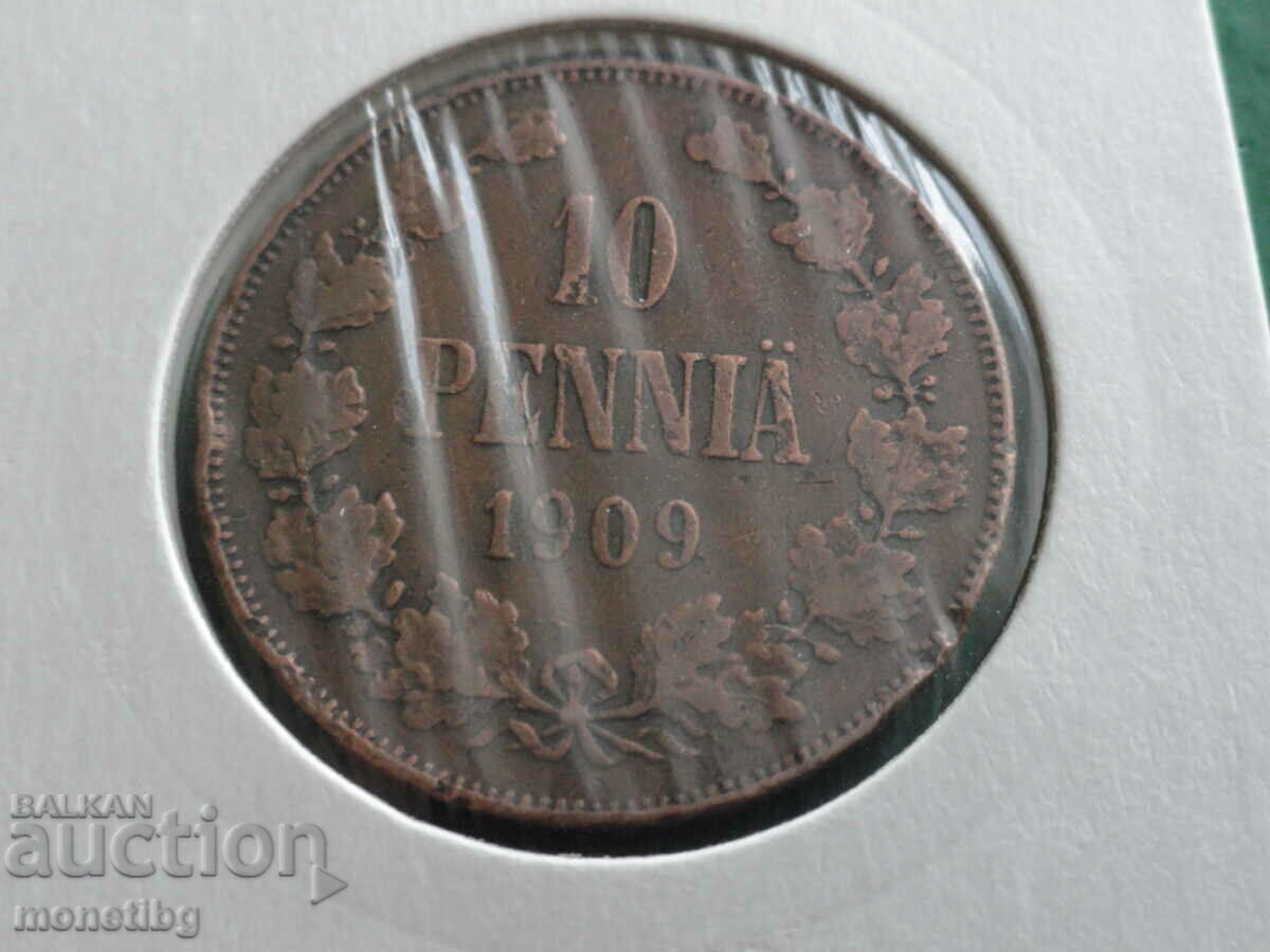 Russia (for Finland) 1909 - 10 pennies - 5