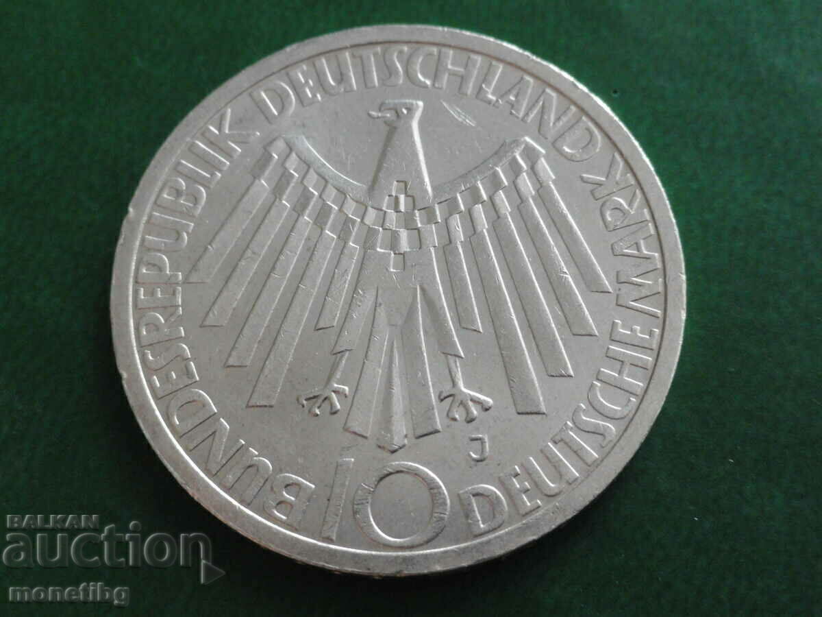 Германия 1972г. - 10 марли ''`Мюнхен '72'' (J) - 6